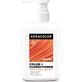 KERACOLOR - Cleanditioner Color Plus, cobre, 12 onzas