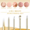 29 Pcs Esthetician Supplies 6 Blackhead Remover Tools 3 Stainless