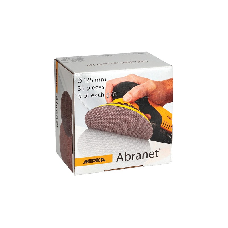 Mirka Abranet net sanding discs Ø 125 mm Grip /