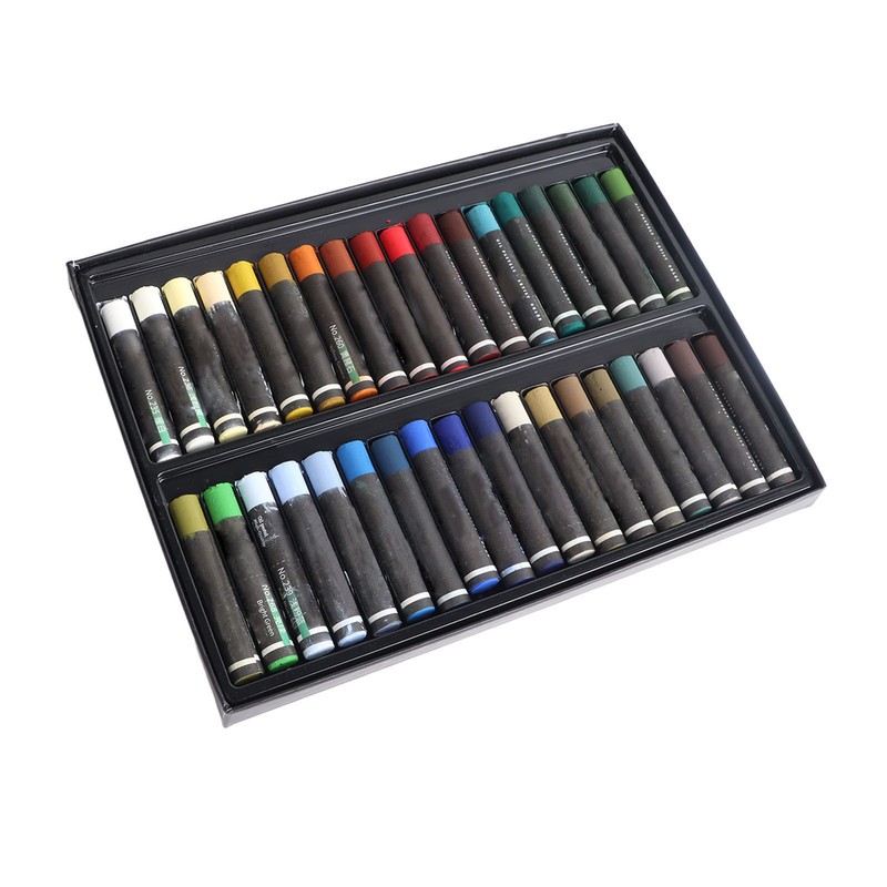 Oil Pastel Set Professional 36 Colors High Pigment Vibrant Soft