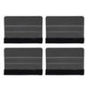 10Pcs Car Vinyl Scraper Scratch Resistant Professional Vinyl Felt Squeegee