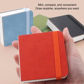 Watercolor Sketchbook, Portable Pocket Travel Diary Book 300GSM 30 Sheets 10 X 10 cm, Ideal for Landscapes, Travel Companion, Versatile Use, for Outdoor Sketching (Green)