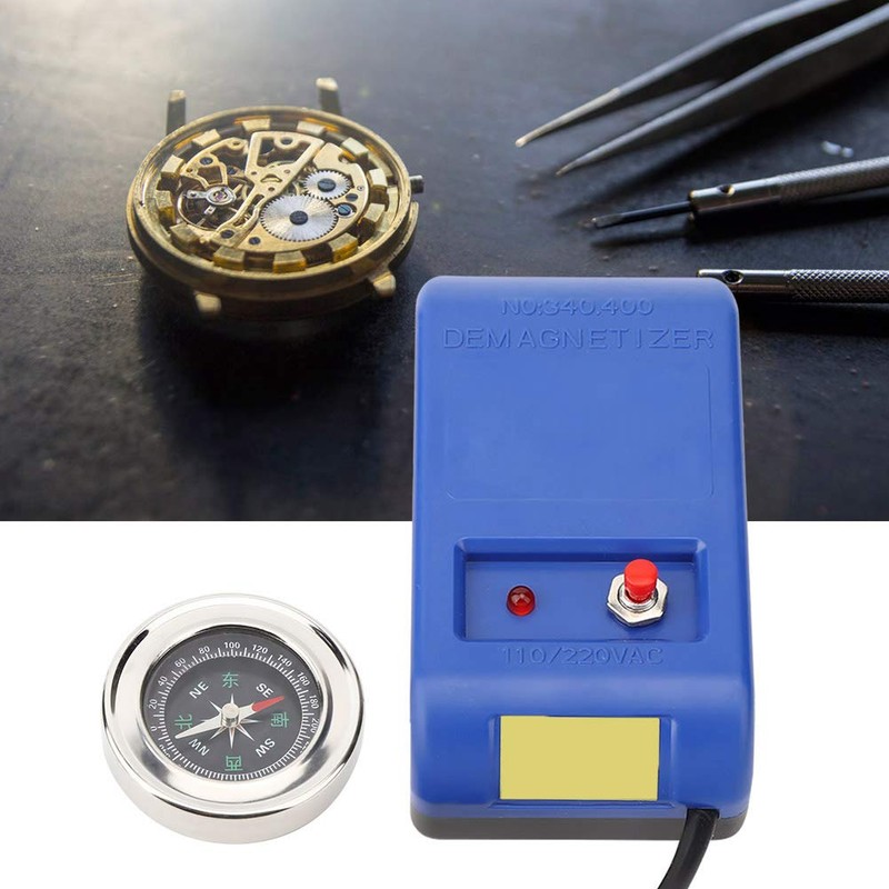 Electric Watches Demagnetizer Watches Demagnetizer with Compass, Long Power Cord
