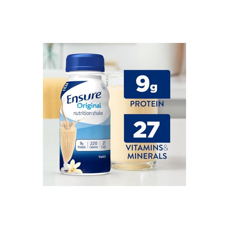 Ensure Original Nutrition Shake, Vanilla, 8 Ounces, 16 Count