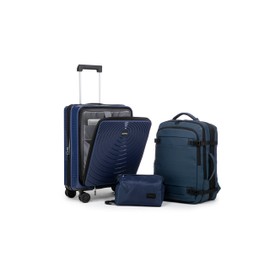 CONCEPTEN 21'' Expandable Suitcase Set,PP Carry on Luggage Sets with TSA Lock,3 Piece