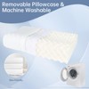 RESTIRY Latex Pillow,Neck Support Bed Pillows with Removable Comfort Pillowcase,Latex