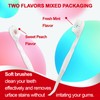 Malisseladi Mini Disposable Toothbrushes with Toothpaste and Toothpick, Tongue Cleaners,