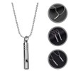 USHOBE Whistle Pendant Necklace Alloy Outdoor Emergency Whistle Emergency Survival