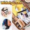 5pcs Clear Toiletry Bag, 100% 3-1-1 Compliant Clear Travel Bag