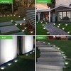 nipify 2 Pack Solar Lights Outdoor Garden, Solar Ground Light,