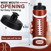 Yaomiao 2 Pcs Football Water Bottle for Boys 20 oz