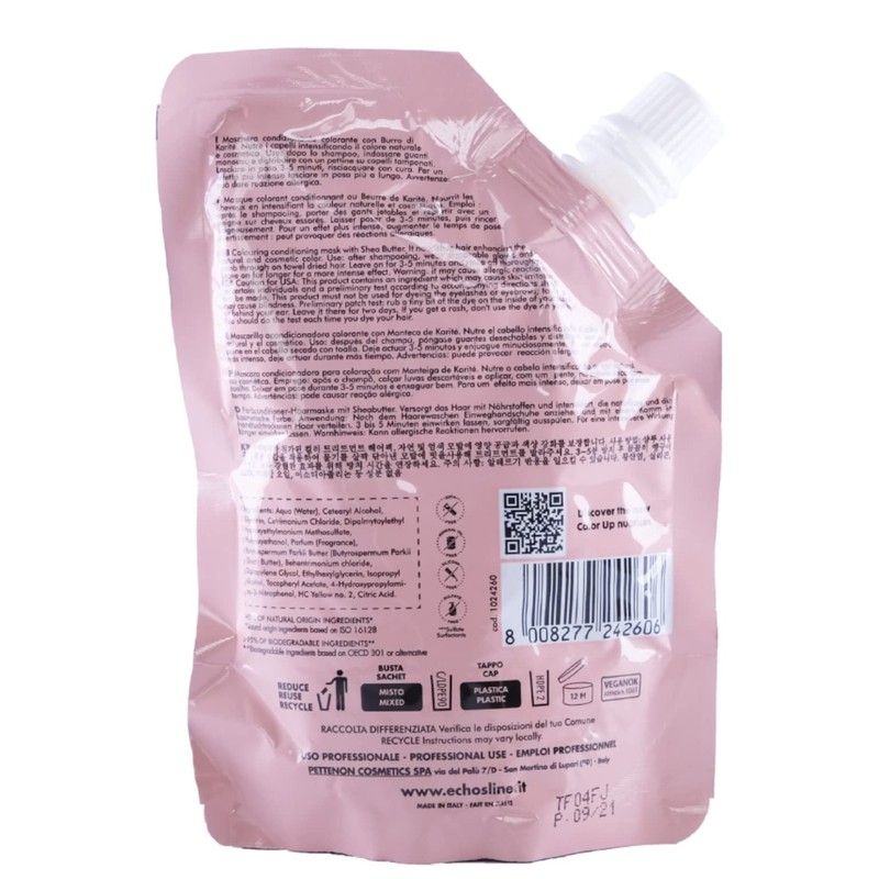 New EchosLine Color Up - Conditioning Mask - Golden Rose