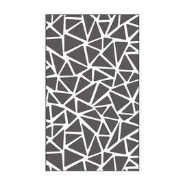 Vaessen Creative Mini Embossing Folder, Triangle, Adding Texture and Dimension to Scrapbook Pages, Cards and Other Papercraft Projects, 3 x 5 inches