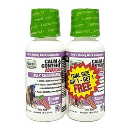 Liquid-Vet K9 Calm & Content Advanced Formula, Bacon