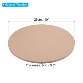 PATIKIL 10 Inch Round Pottery Wheel Bat 1 Piece Bats for Pottery Wheel 1/3 Thick Tone Throwing Bats