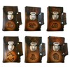 Hand Crafted Leather Cigarette Case, Lighter Pocket, Many Tooled Designs