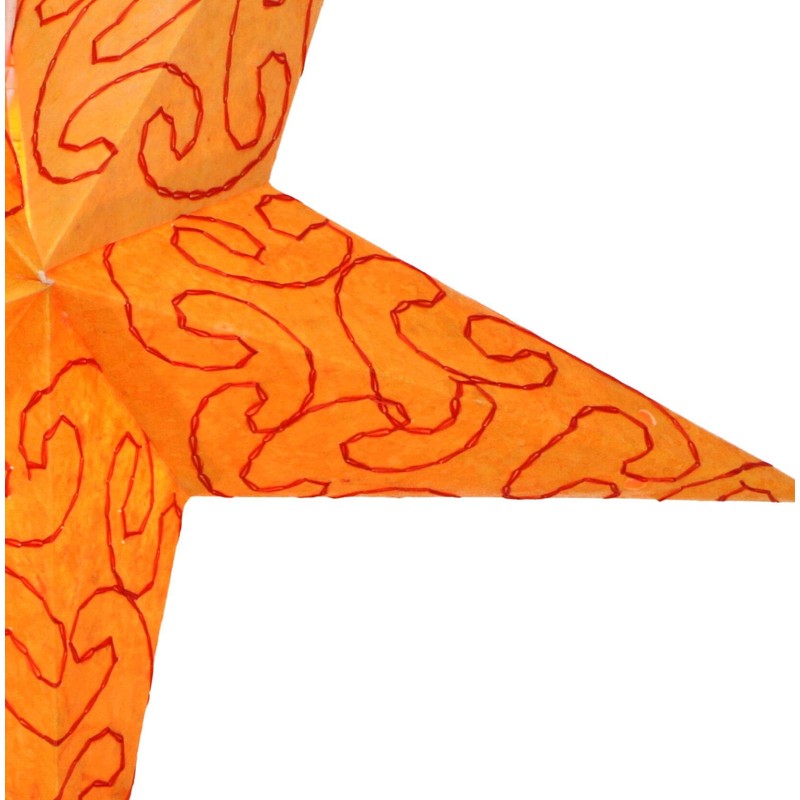 GURU SHOP Foldable Advent Luminous Paper Star, Christmas Star 40