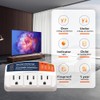 BXST Refrigerator Surge Protector 3 Outlet Power Strip for Home