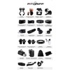 Fitgriff® Wrist Wraps + Lifting Straps Set - for Fitness,