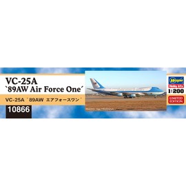 Hasegawa 1/200 US VC-25A Air Force One 2024 Plastic Model 10866 (Airplane)