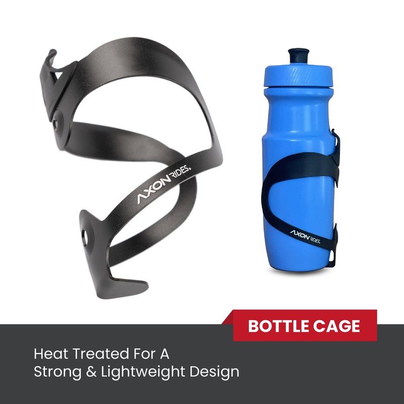 Axon Rides Bike Bottle Holder, Lightweight Bike Drink Holder, fits