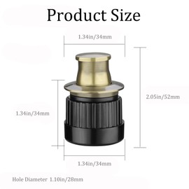 jwflck Recessed Drawer Pulls Tatami Handle Invisible Knobs for Furniture and Cabinet (4PCS Blue Bronze with Hole Puncher)