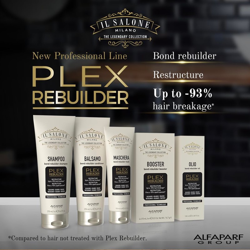 Yellow Alfaparf Bond Rebuilder Shampoo (Plex Rebuilder) 250 ml