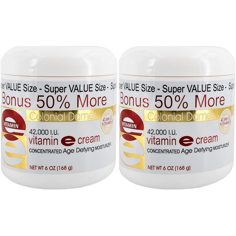 Colonial Dames Concentrated Vitamin E Moisturizing Cream 42,000 I.U. for
