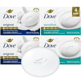 Dove Beauty Bar Soap Variety Pack - Sensitive & Original