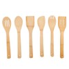 6PCS Wooden Kitchen Utensils for Non-Stick Cookware Tool Set Complete