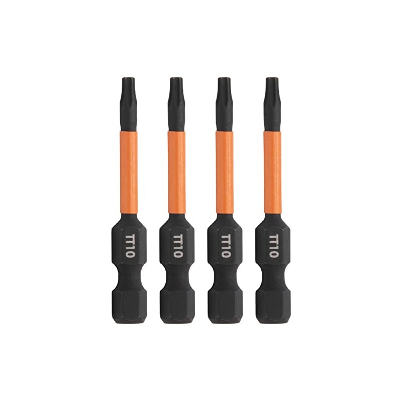 TORX T10 Tamper Proof Security Bits - Railer 2 Inch,