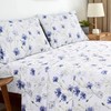 Sleepdown Cotton Bed Sheet Set - Lavender, Twin XL