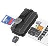 6-in-1 USB Smart Card Reader SIM Card Reader ISO7816 Contact