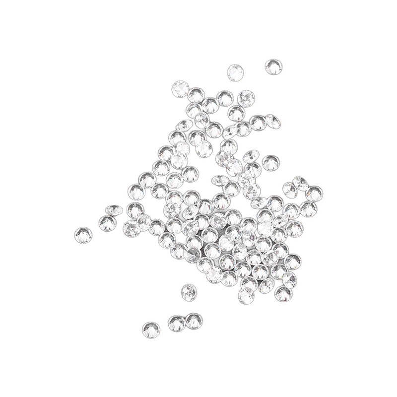 100pcs Transparent Rhinestones Mini Sharpened Bottom Exquisite Crystal Gems for