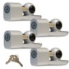 Master Lock 377KA Trailer Hitch Lock, Fits 1-7/8 in, 2