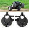 2Pcs RC Steering Knuckles Black Coated Brass Front Steering Knuckles