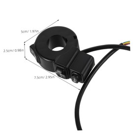 Mobestech Dirt Bike Switch 3 Function Combination Switch for Motorcycle Handlebar Easy Install Scooter Power Turn Horn