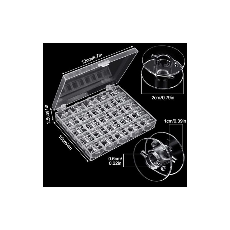 Sewing Machine Bobbins with Bobbin Box, Bobbins Sewing Machine Bottom