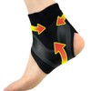Micolora Achilles Tendon Supporter, Ankle Support, Thin, Double Compression Belt,