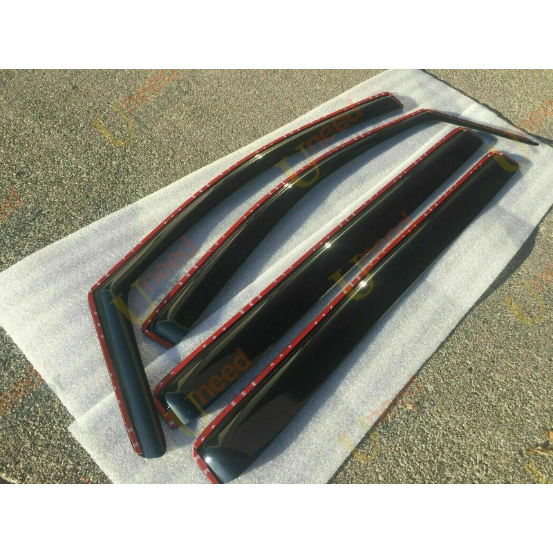 Fits Dodge Hornet 2023-2025 In-Channel Window Visors Sun Guards Shade