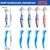 Pack of 8 Denture Brushes, Double Head Cleaning Brushes for