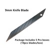 Umaki Black Carbon Steel Snap off Blades Retractable Utility Knife