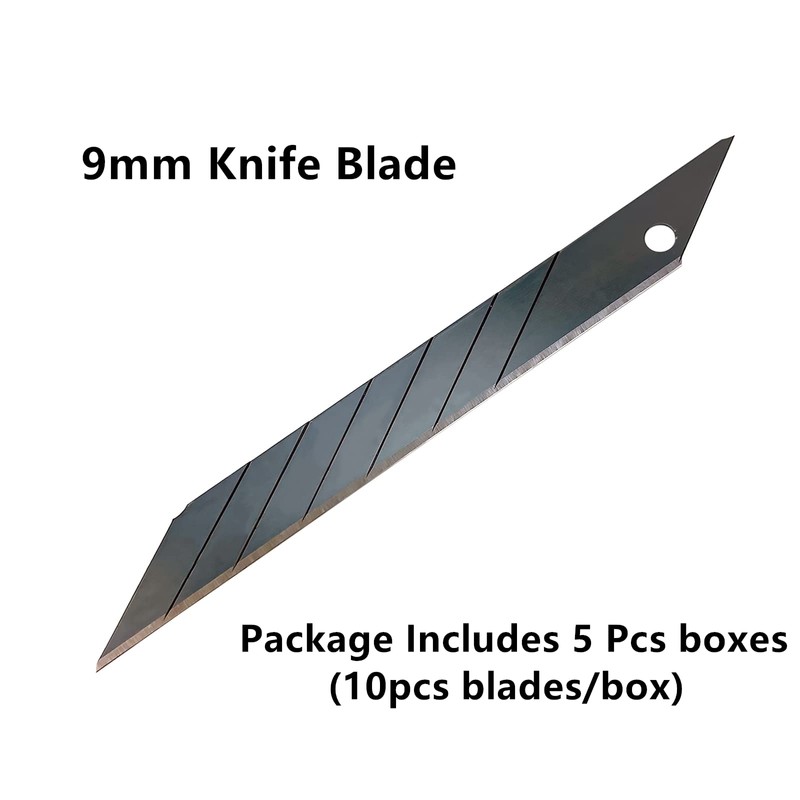 Umaki Black Carbon Steel Snap off Blades Retractable Utility Knife