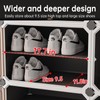 MAGINELS 6-Tier Shoe Rack,Expandable Plastic Shoe Cabinet. Shoe Storage with