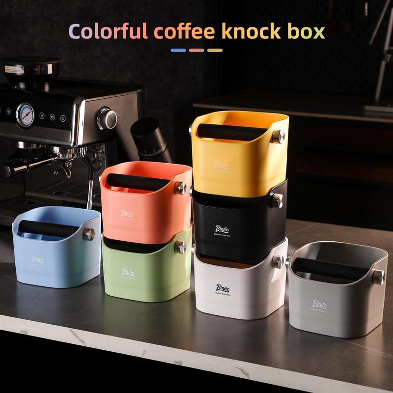 Espresso Knock Box - Bincoo Pink Espresso Machine Knock Box/Espresso