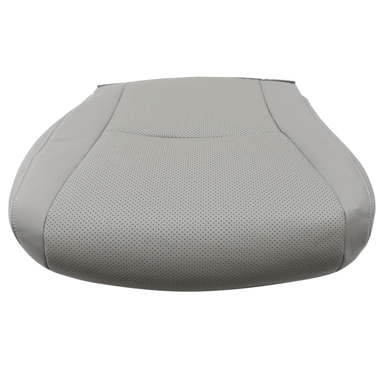 SecosAutoparts Gray Front Driver Side Bottom Microfiber Leather Seat Cover