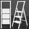 3 Step Ladder, DIAMONDFORGE Folding Step Stool with Wide Anti-Slip