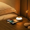 Link2Home Fast 10W Wireless Charging Station with Portable Rechargeable Light,