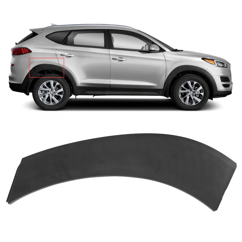 Rear Mudguard Molding Trim Protective Rugged Rear Mudguard Wheel Molding
