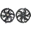 OKOVO 2pcs Radiator and Condenser Cooling Fan A/C Motor for